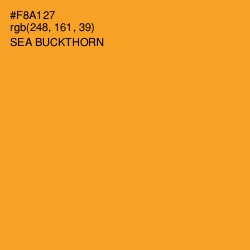 #F8A127 - Sea Buckthorn Color Image